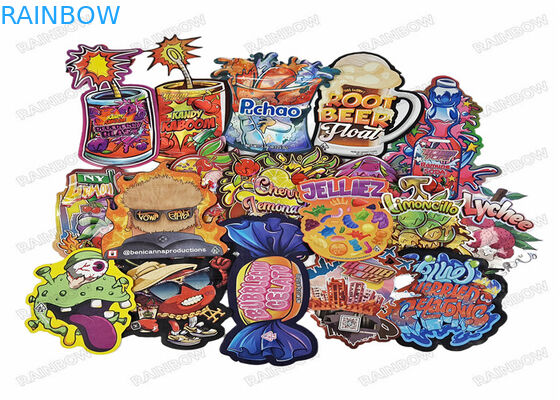 3.5g 7g 14g 28gのレーザー光線写真型抜きされた半端ものは包装のジッパーの臭いの証拠の食品包装を形づけた