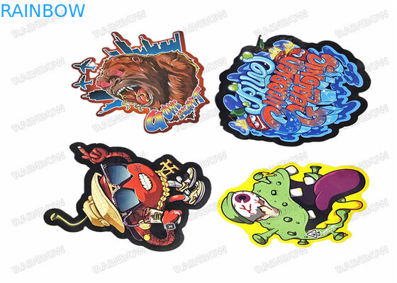 型抜きされた不規則な3.5g軽食袋の特別な定形食糧プラスチック ジップ ロック式の包装のマイラーは袋に入れる