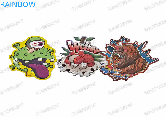 食用のマイラーはジップ ロック式3.5gキャンデーのクッキー袋が付いている型抜きされたpecial定形プラスチック袋を袋に入れる