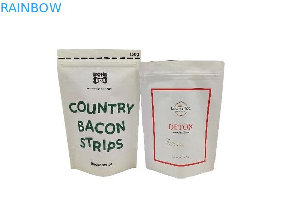 袋の臭いの証拠のアルミ ホイルのジップ ロック式の袋の上の茶アルミ ホイルの立場