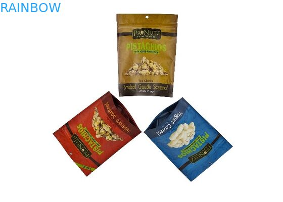 袋の無光沢アルミニウム食品包装の袋の上の250g 500g 1kgの習慣の立場