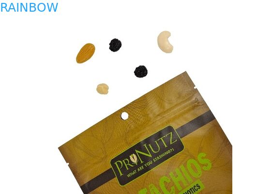 袋の無光沢アルミニウム食品包装の袋の上の250g 500g 1kgの習慣の立場