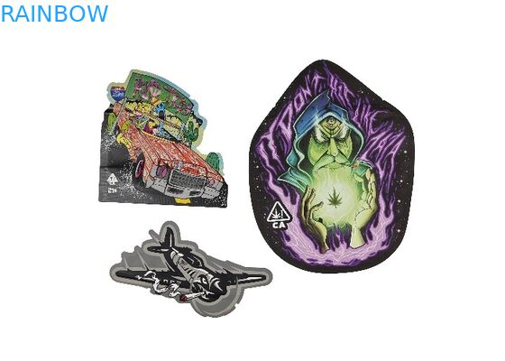 柔らかいタッチプラスチック3.5gマイラーのジッパー ロックはスペシャルの定形デジタル印刷を袋に入れる