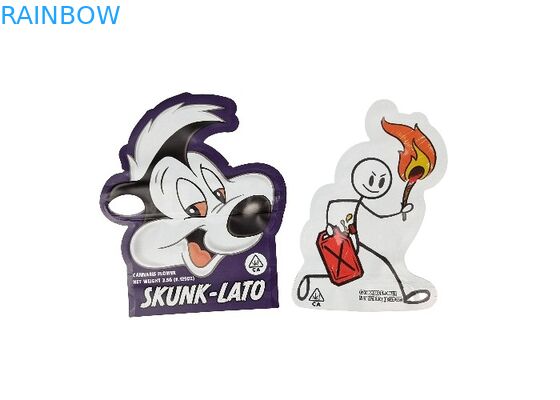 注文のロゴの点の紫外線印刷物のジッパー ロックのマイラーの袋は食糧パッキングのための袋の自己のヒート シールを型抜きした