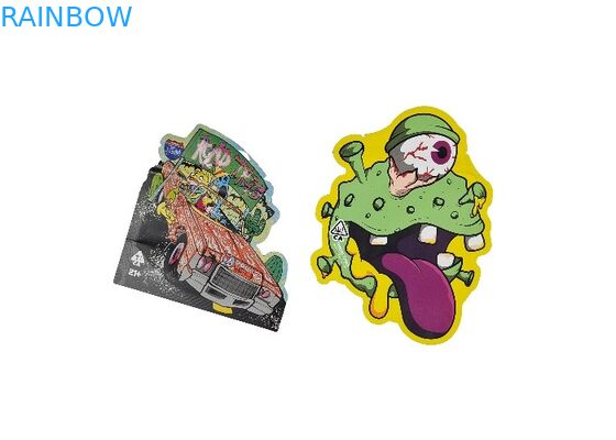 注文のロゴの点の紫外線印刷物のジッパー ロックのマイラーの袋は食糧パッキングのための袋の自己のヒート シールを型抜きした