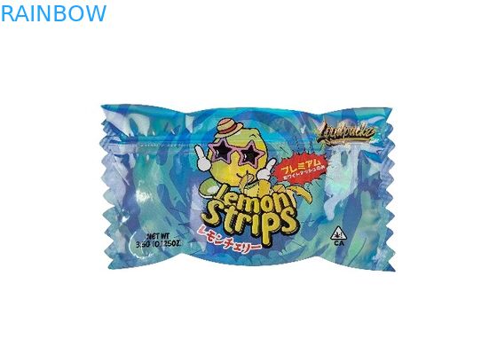 注文の印刷された3.5g 0.125ozの臭いの証拠ジップ ロック式のマイラーは特別な型抜きされた不規則な形を袋に入れる