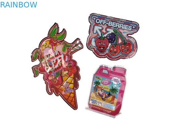 プラスチックによって型抜きされる習慣マイラーは3.5gを塗る特別な定形ホログラムを袋に入れる