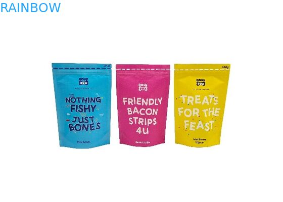 注文の生物分解性のクラフト紙の立場の袋は証拠のZiplockの食品包装袋をかぐ