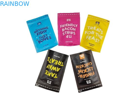 袋の注文のペット フード包装袋の上の生物分解性のクラフト紙の立場