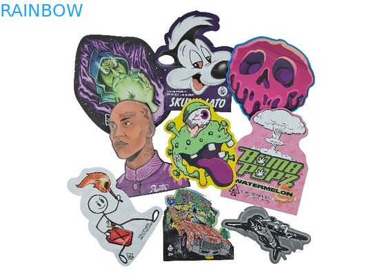 注文の印刷された3.5gはマイラー袋の無光沢の臭いの証拠の子供の証拠のZiplockを型抜きした