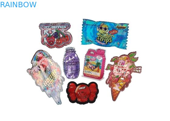 注文の印刷された3.5gはマイラー袋の無光沢の臭いの証拠の子供の証拠のZiplockを型抜きした