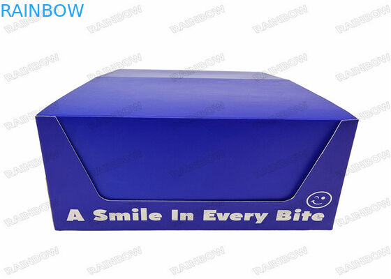 食料品の包装のペーパー ディスプレイ・ケースの二重側面の印刷のマットはよじ登る