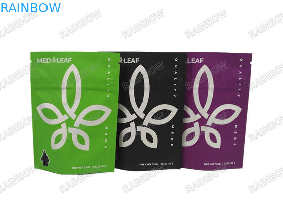 デジタルプリント 3.5g 7g 14g 28g 立方性ゴムハーブ雑草袋