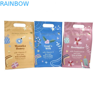 カスタム デジタル プリント プライベート ラベル スパ ギフト 天然 エプソム 塩 浴塩 梱包 バッグ マイラー バッグ 250g ボディスクロール