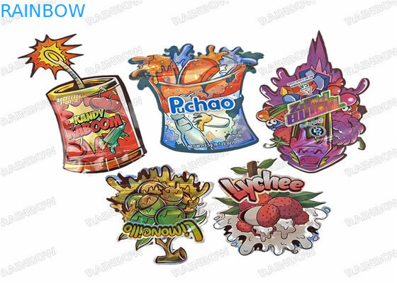 3.5g 食用デジタル印刷 食品包装 スタンドアップバッグ シープロック 臭いを防ぐプラスチックバッグ