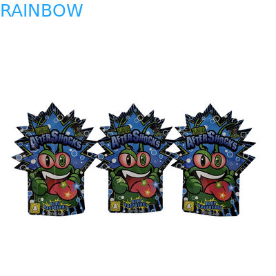 カスタム形 Zipper デジタル印刷袋 3.5g 7g 14g クッキー アルミホイル マイラー袋