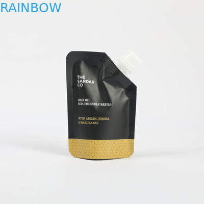 オーダーメイド プラスチック リフール バッグ 化粧品 スタンドアップ スプウート ポケット 顔クリーム 梱包