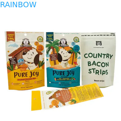 食用品のためのカスタマイズされた熱密封式クラフト紙袋 ペットフードバッグのための再密封式ジッパースタンドアップ袋