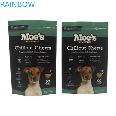 シッパーペットフードバッグ CMYK色 ペットフードの長期保存