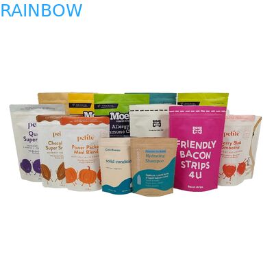 オーダーメイド 食用プラスチック包装 生物分解性袋 アルミニウム製シートシートロック ティー・コーヒー・スナック用ドイパック