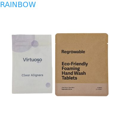 オーダーメイド 食用プラスチック包装 生物分解性袋 アルミニウム製シートシートロック ティー・コーヒー・スナック用ドイパック