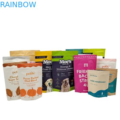 オーダーメイド印刷 エコフレンドリー 高品質のバッグ 100% 生物分解性 クラフト紙 スタンドアップバッグ