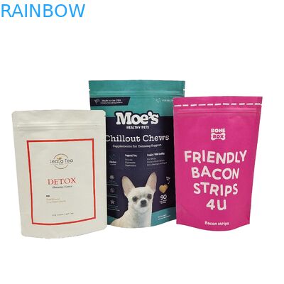 オーダーメイド印刷 エコフレンドリー 高品質のバッグ 100% 生物分解性 クラフト紙 スタンドアップバッグ