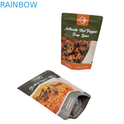 カスタムロゴ プリント 閉め替え可能なプラスチック袋 スナックナッツ 食品 梱包 スタンドアップ ポケット ジッパー バッグ