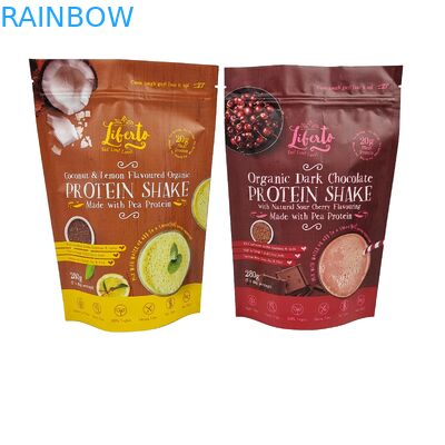 カスタムロゴ プリント 閉め替え可能なプラスチック袋 スナックナッツ 食品 梱包 スタンドアップ ポケット ジッパー バッグ