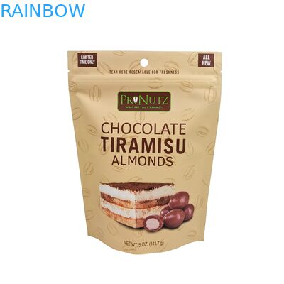 ハイル 密封 質の高い オーダーメイド 再密封可能な プラスチック チョコレート バッグ 食品 梱包 スタンドアップ ザイパー ポケット