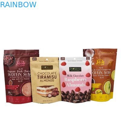 シップロック マイラー バッグ カシューナッツの透明窓付き 再閉塞可能なプラスチックシッパー スタンドアップシッパー バッグ