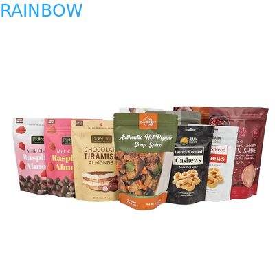 チョコレートバッグ スタンドアップ カスタム ポケット アルミホイル ザッパー ポケット アルミホイル フロスト ザッパー バッグ