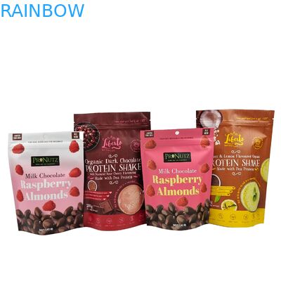 チョコレートバッグ スタンドアップ カスタム ポケット アルミホイル ザッパー ポケット アルミホイル フロスト ザッパー バッグ