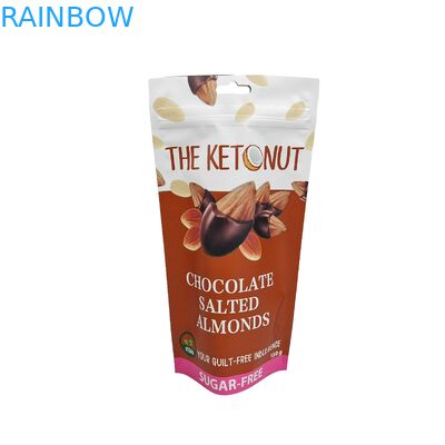 マット オーダーメイド ロゴ プリント スタンドアップ ポーチ アルミニウムホイール チョコレート 食品 梱包 スタンドアップ ザイプ バッグ