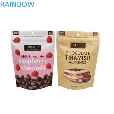 カスタム スタンドアップ ザイパー キャシューナッツ チョコレート 食品 ポケット アルミホイル ザイプロック 梱包袋