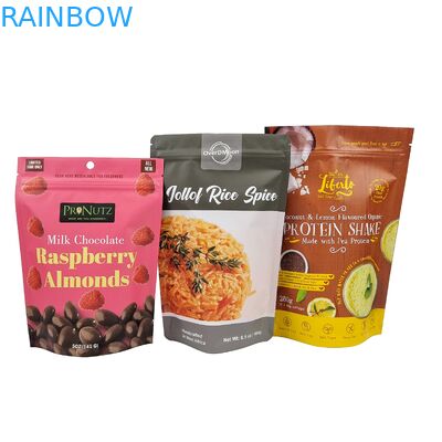 高品質の食品グレードのミラー袋 カスタム スタンドアップ Ziplock スナック ザイパーバッグ