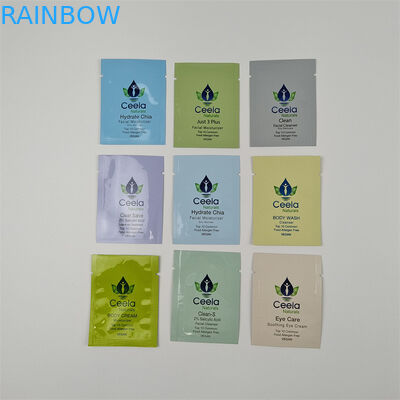 スナックとコーヒー豆 試料用の小葉紙袋のパッケージ