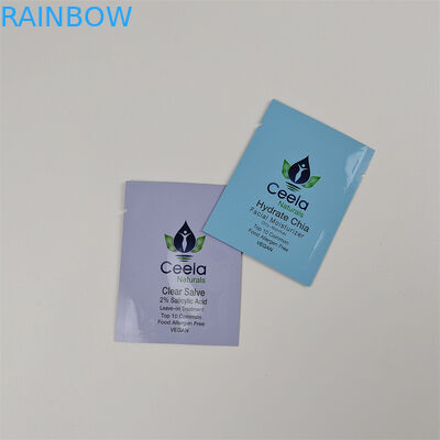 スナックとコーヒー豆 試料用の小葉紙袋のパッケージ