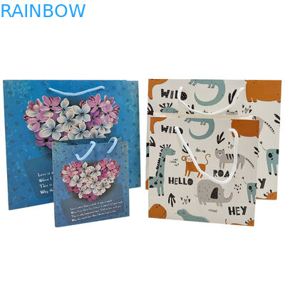 パーソナライゼーション 梱包 紙 クラフト バッグ 高品質 生物分解性 ショッピング バッグ 布袋