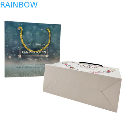 パーソナライズド ショッピング 紙袋 ロゴ プリント リサイクル 生物分解 ブラウン シンプル 梱包 カーフ 紙袋