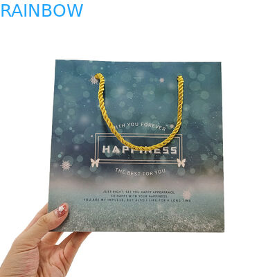 パーソナライズド ショッピング 紙袋 ロゴ プリント リサイクル 生物分解 ブラウン シンプル 梱包 カーフ 紙袋