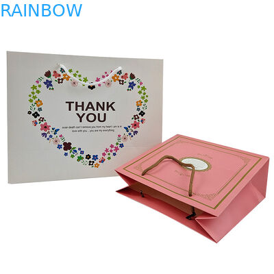 パーソナライズド 織物 梱包 工芸品 茶色の紙袋 食品級 ショッピングバッグ