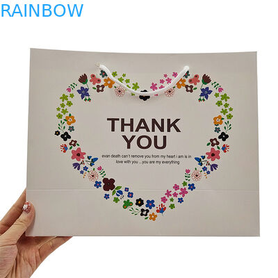 パーソナライズド 織物 梱包 工芸品 茶色の紙袋 食品級 ショッピングバッグ