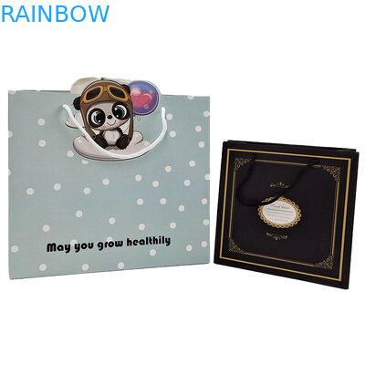 紙ロープ ストリング クラフト紙袋 ハンドルロープバッグ カスタマイズ 受け入れ色 折り紙パッケージ