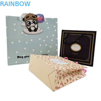 紙ロープ ストリング クラフト紙袋 ハンドルロープバッグ カスタマイズ 受け入れ色 折り紙パッケージ