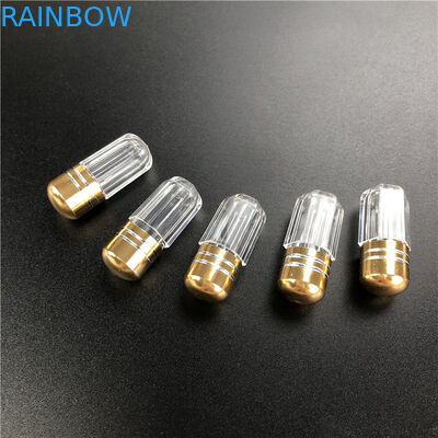 オクタゴンのスタイルの プラスチック製の薬容器 男性増強剤のための金属スプート