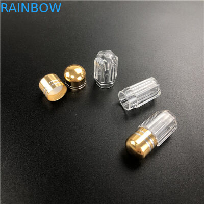 オクタゴンのスタイルの プラスチック製の薬容器 男性増強剤のための金属スプート