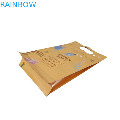 カスタムデザイン プリント マット 方形 平底 サイド ガセット プラスチック マイラー フォイル ロゴ 梱包 ポケット 容易 に 引き裂ける ジッパー バッグ