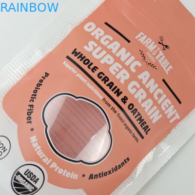 オーダーメイドロゴ 食品包装 臭いがなく シープ セルフシール スタンドアップポーチ マット 仕上げ 金属効果 プリント スタンドアップシープ