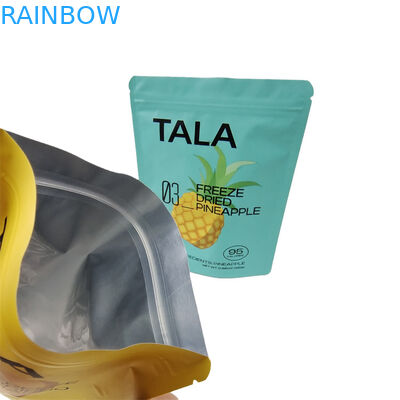 カスタムプリント プラスチック スタンドアップ スナック マンゴア パナナス ドライフルーツ 再開可能なマイラー袋